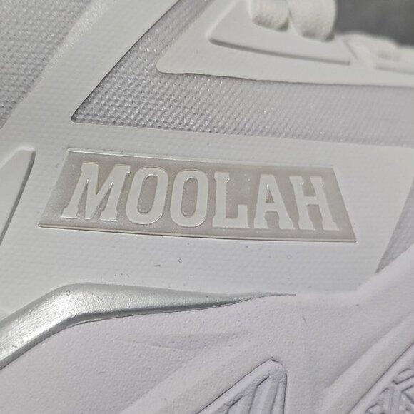 Moolah Women's Triple Double White Sneakers Basketball Shoes Size 8 New - Picture 5 of 10